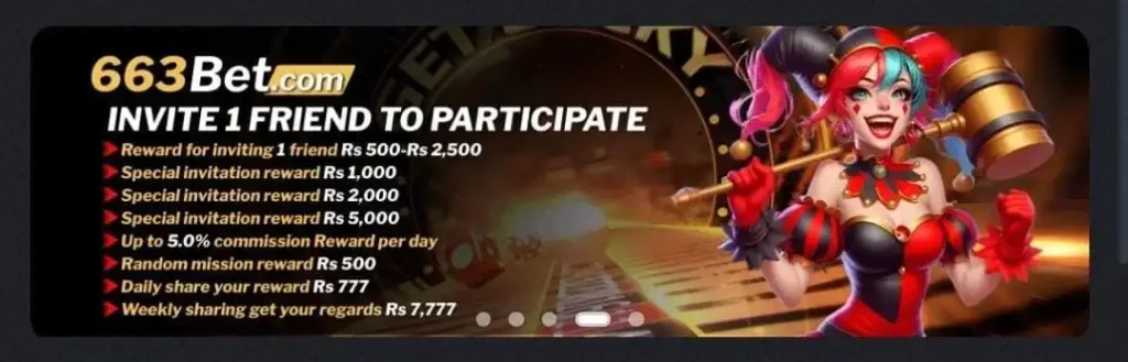 663Bet Game Offer Referral Bonus